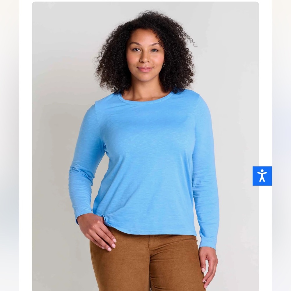 Toad&Co Women's Primo Long Sleeve Crew women’s size medium - Picture 3 of 11